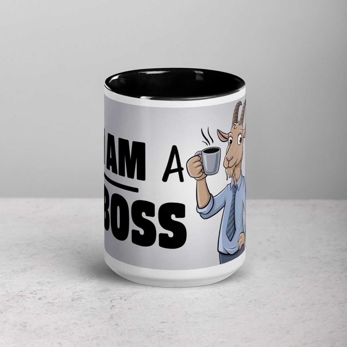 I am a Boss Goat Coffee Mug & Tea Cup - Image 4