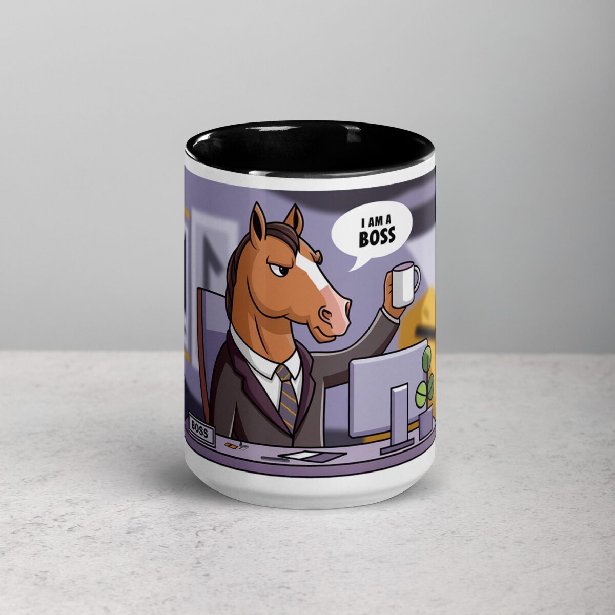 I am a Boss Horse Coffee Mug & Tea Cup - Image 4