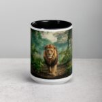 Majestic Lion Walking Through Jungle Mug - Image 4