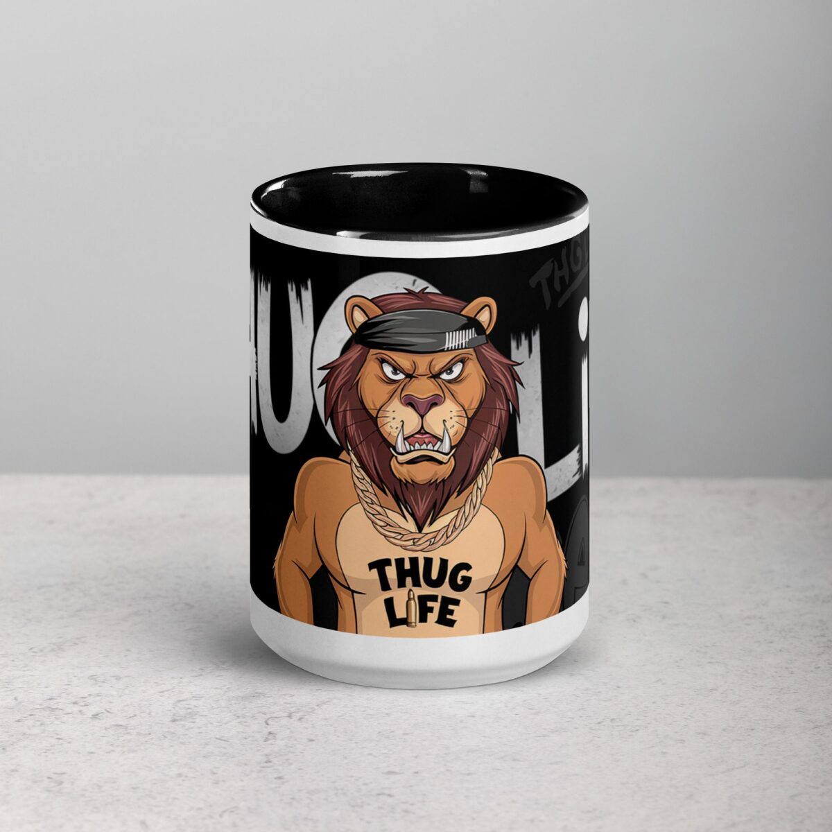 Thug Life Lion Coffee Mug & Tea Cup - Image 4