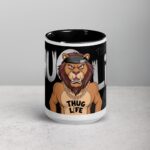 Thug Life Lion Coffee Mug & Tea Cup - Image 4