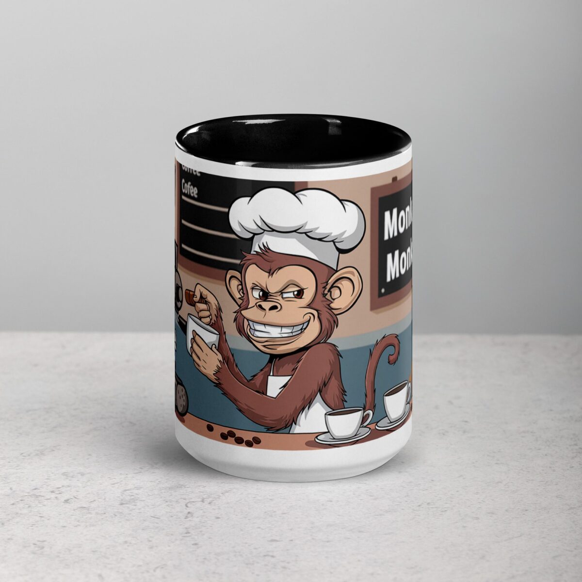 Monkey See Monkey Brew Coffee Mug - Image 4