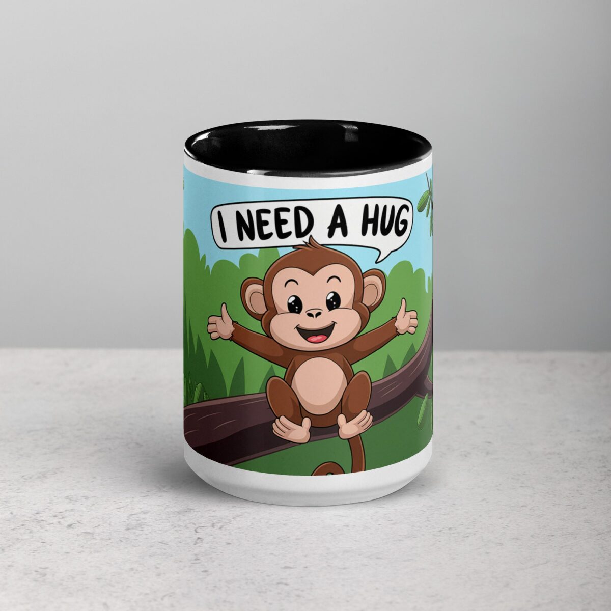I Need a Hug Monkey Coffee Mug & Tea Cup - Image 4