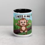 I Need a Hug Monkey Coffee Mug & Tea Cup - Image 4