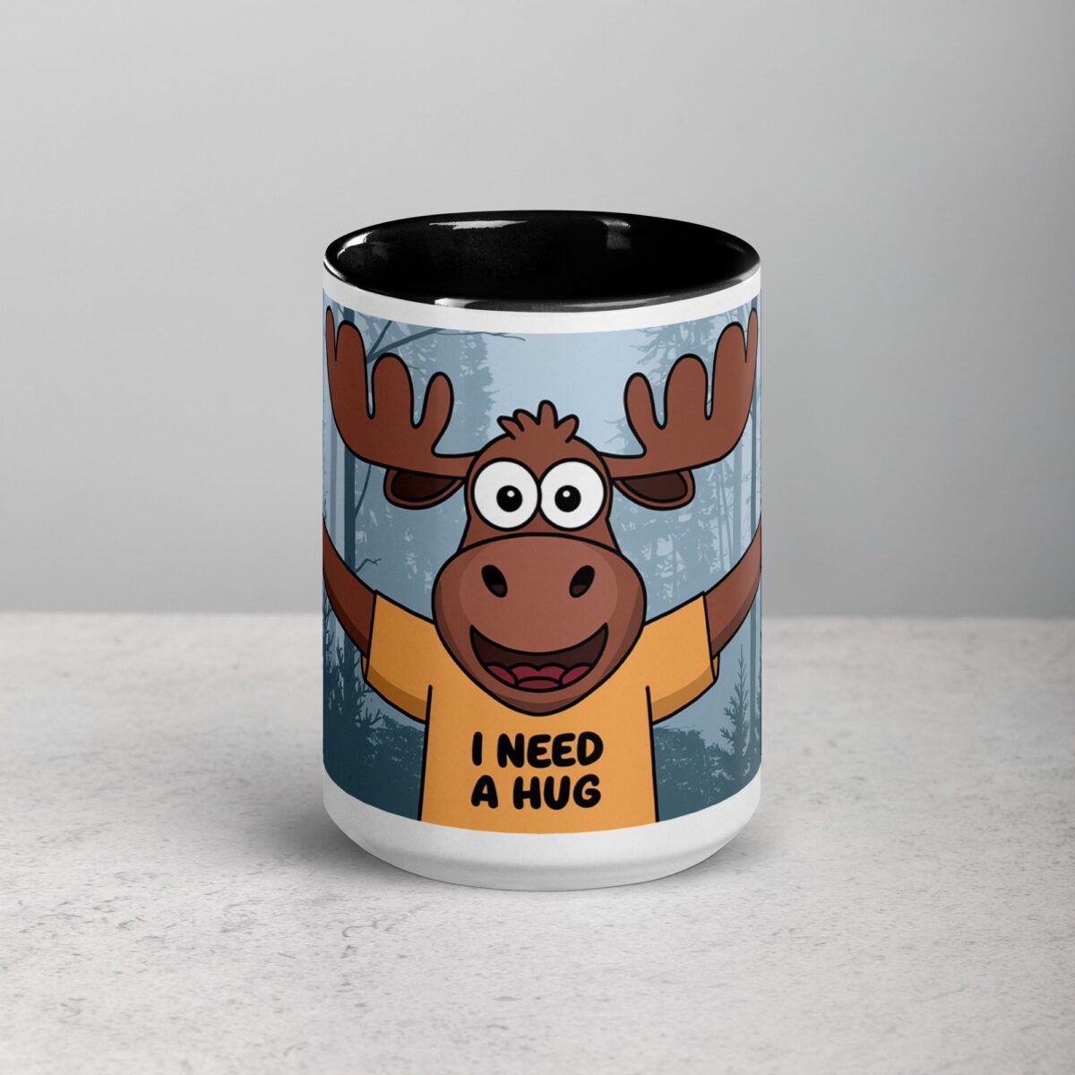 I Need a Hug Moose Coffee Mug & Tea Cup - Image 4