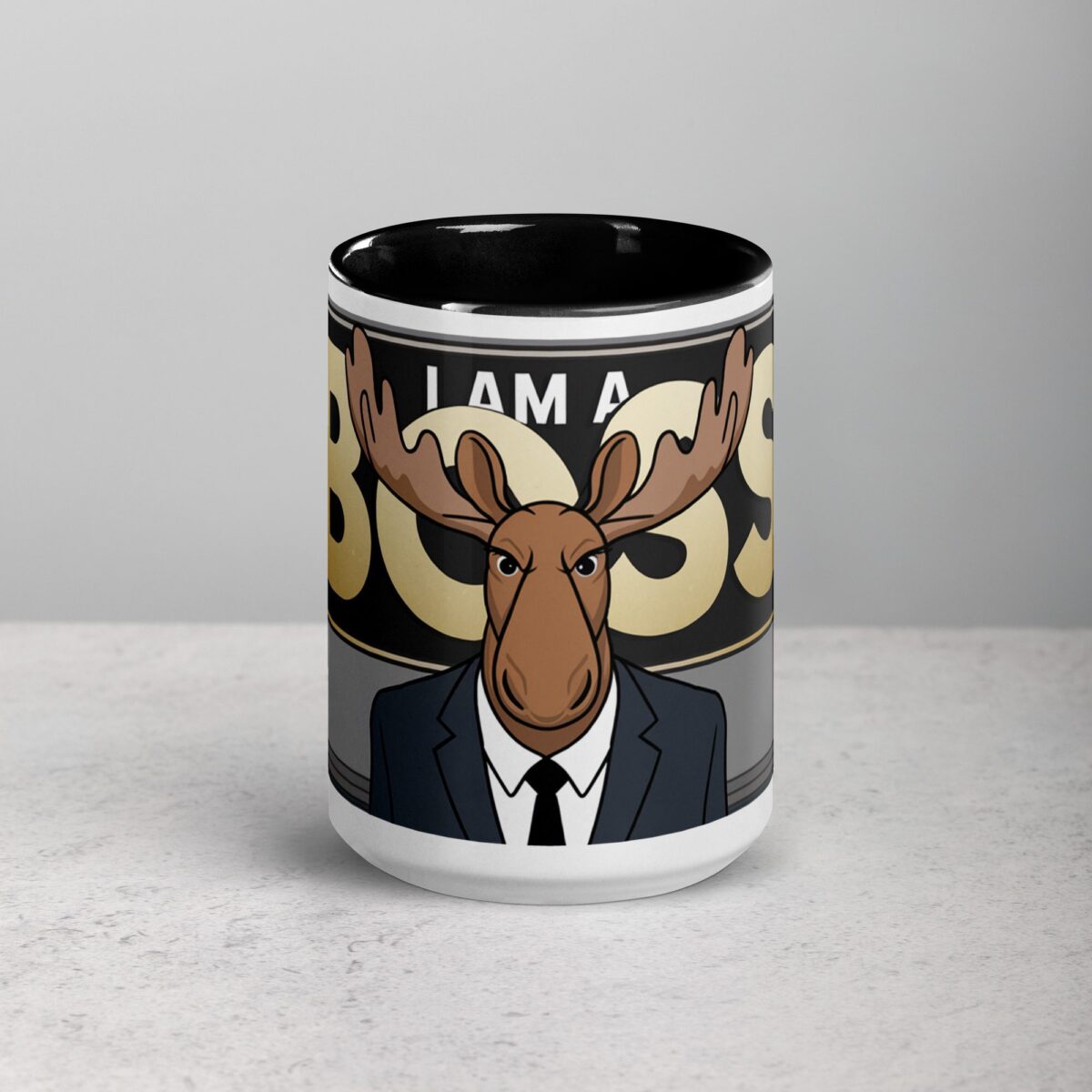 I am a Boss Moose Coffee Mug & Tea Cup - Image 4