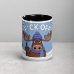 Middle Finger Moose Coffee Mug & Tea Cup - Image 4