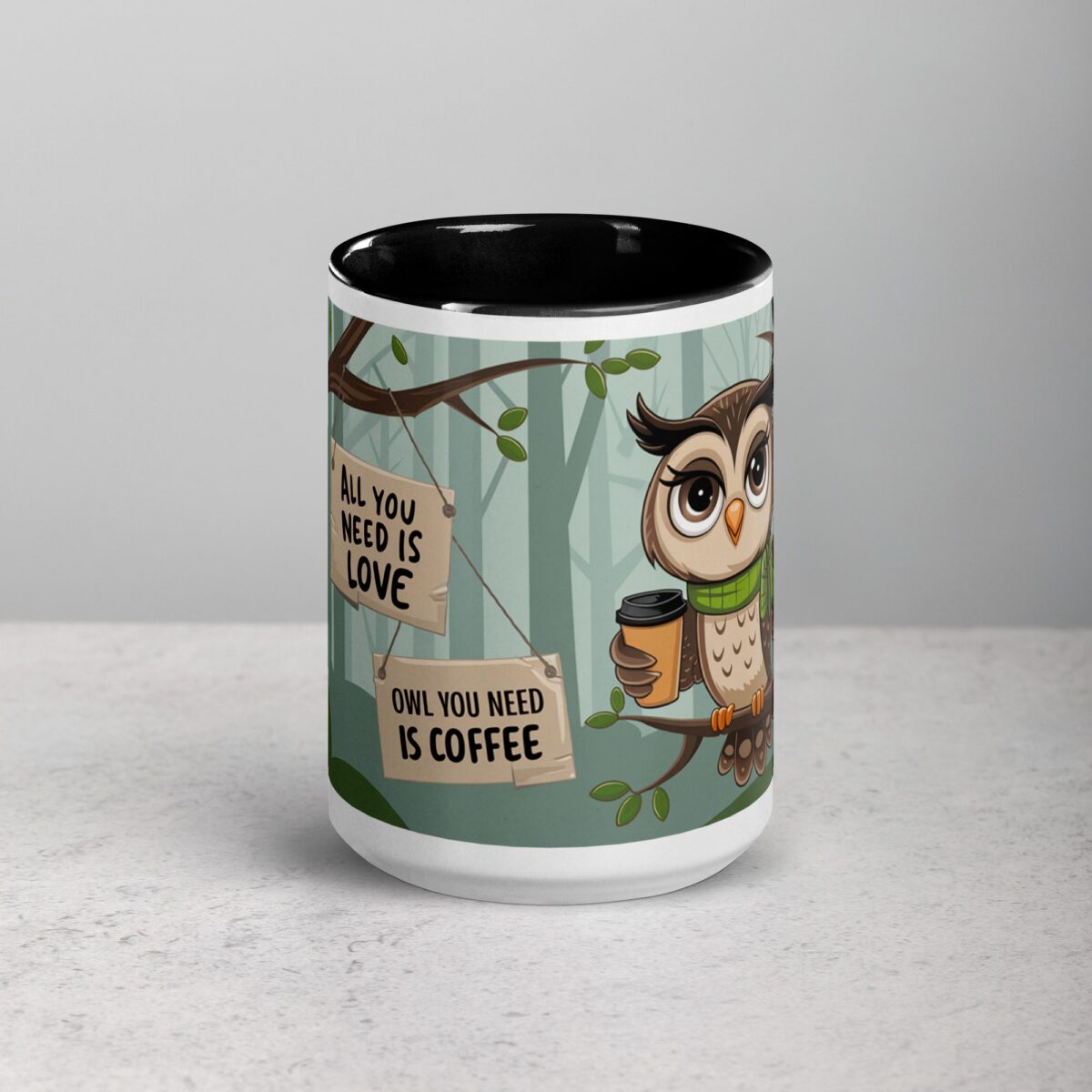 Owl You Need is Coffee Mug - Image 4