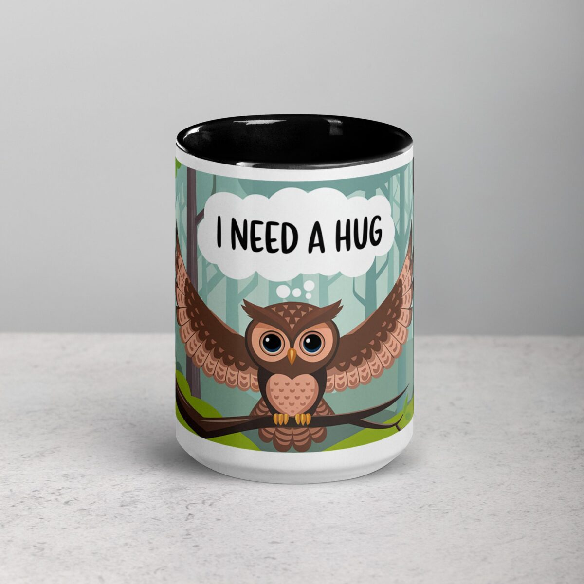 I Need a Hug Owl Coffee Mug & Tea Cup - Image 4