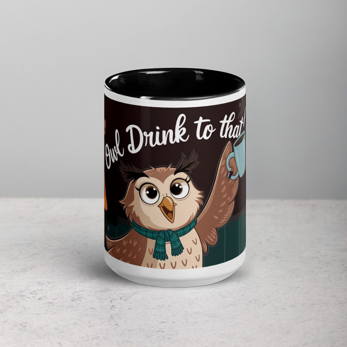 Owl Drink to That! Coffee Mug - Image 4