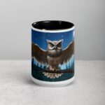Owl Under Moonlight Coffee Mug & Tea Cup - Image 4