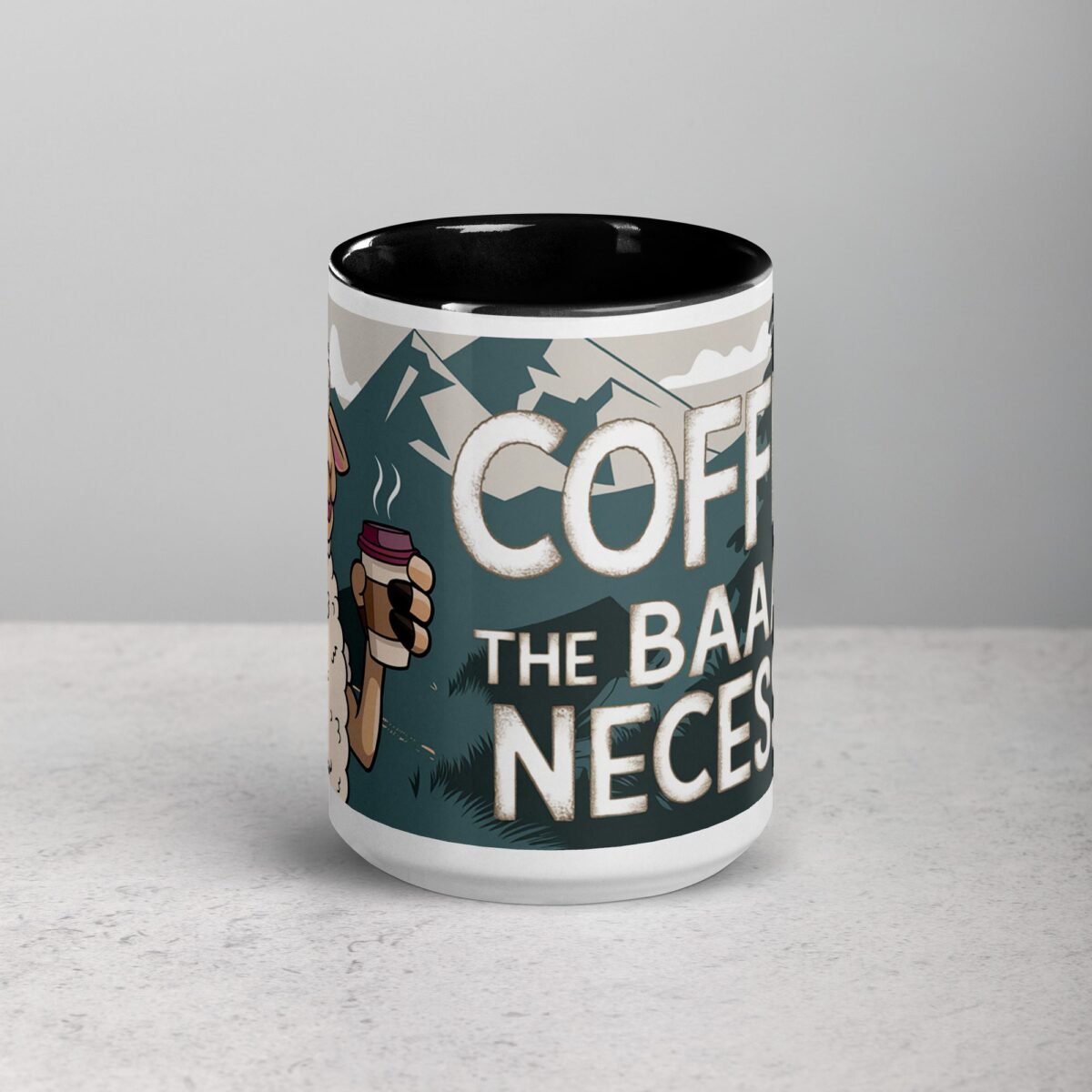 Coffee: The Baaaah-d Necessity Sheep Mug - Image 4