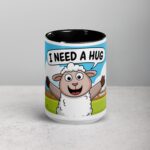 I Need a Hug Sheep Coffee Mug & Tea Cup - Image 4