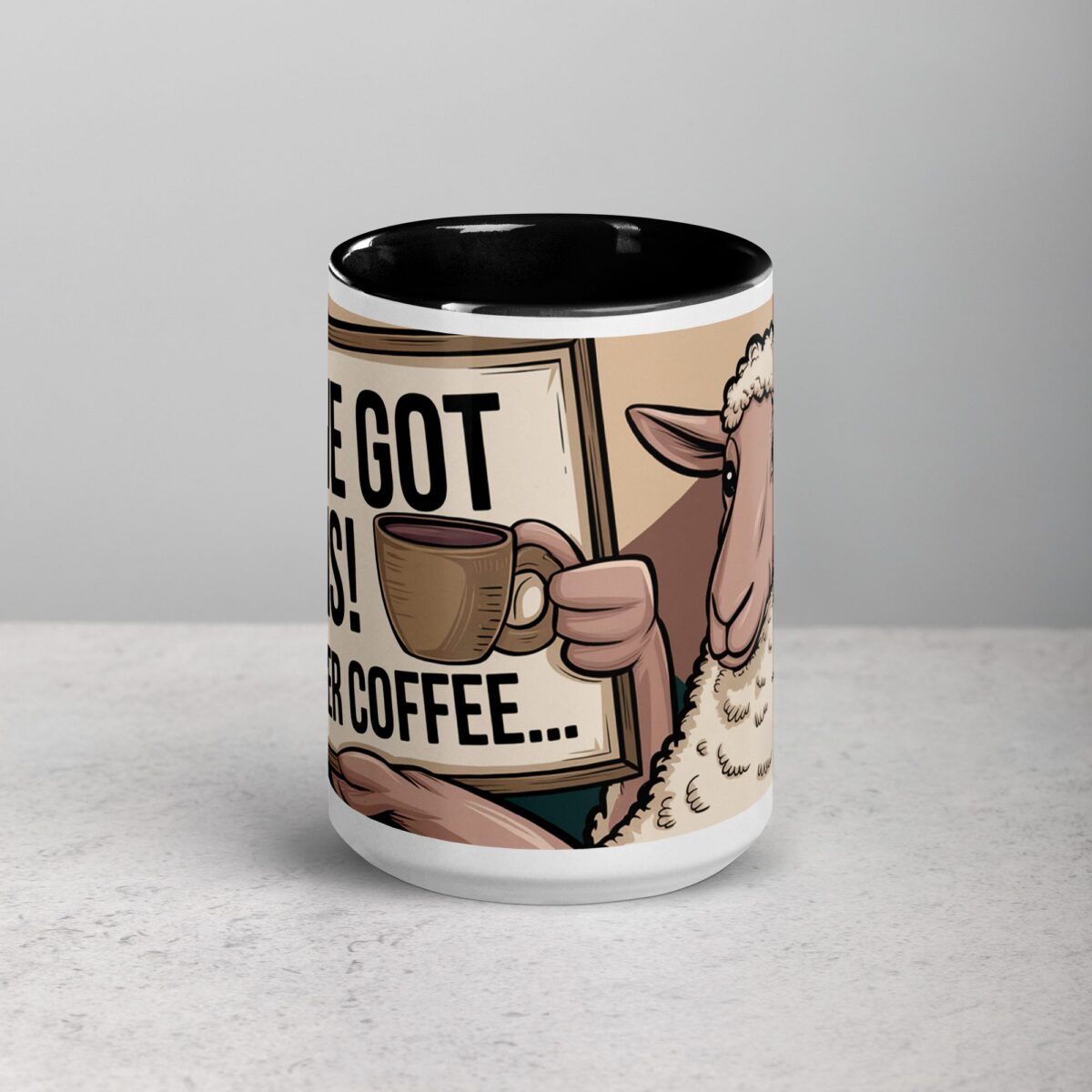 Ewe Got This! After Coffee Sheep Mug - Image 4