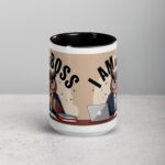 I am a Boss Owl Coffee Mug & Tea Cup - Image 4