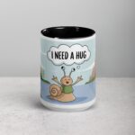 I Need a Hug Snail Coffee Mug & Tea Cup - Image 4