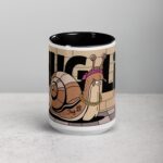 Thug Life Gangster Snail Coffee Mug & Tea Cup - Image 4