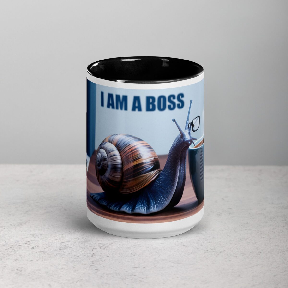 I am a Boss Snail Coffee Mug & Tea Cup - Image 4