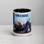 I am a Boss Snail Coffee Mug & Tea Cup - Image 4