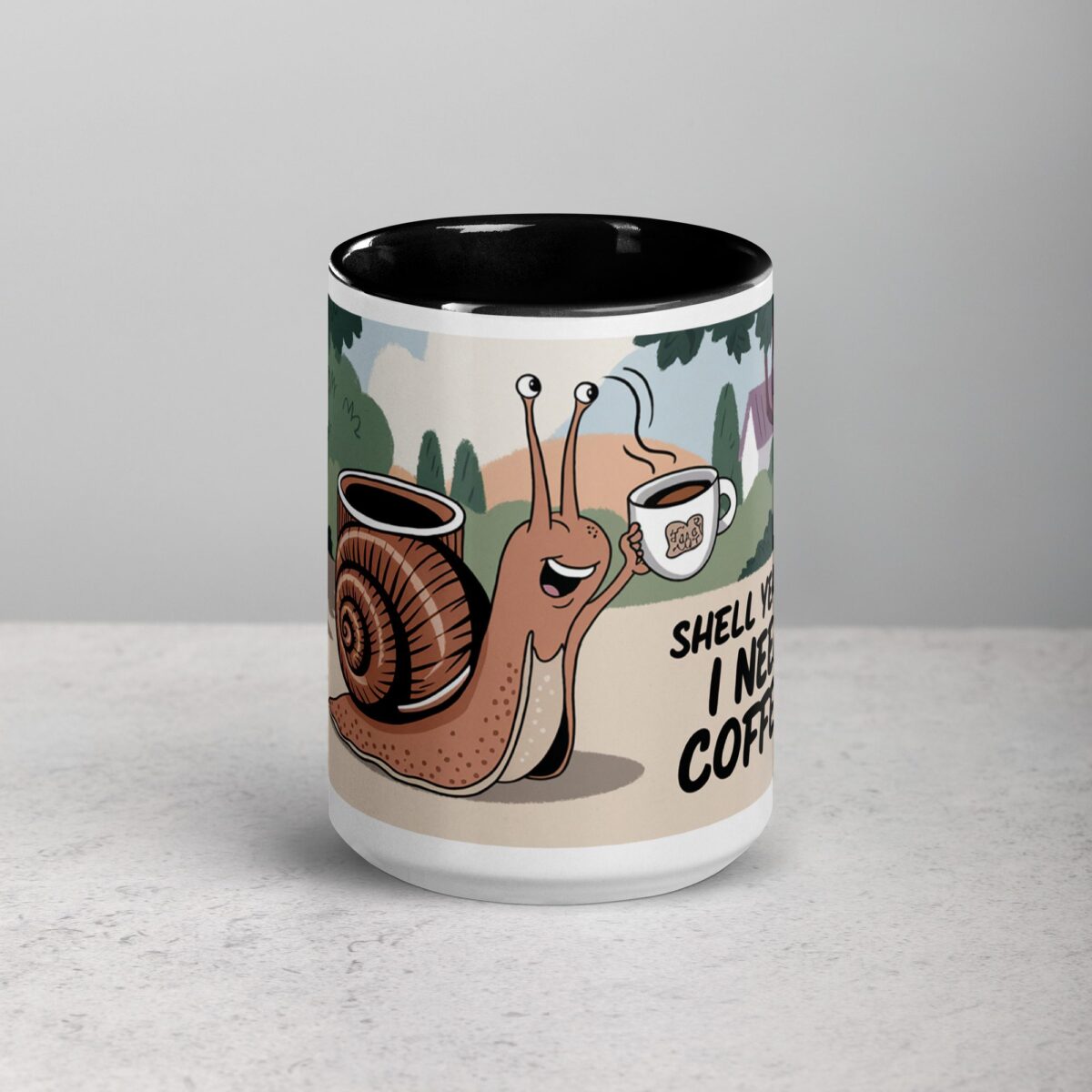 Shell Yeah, I Need Coffee! Snail Mug - Image 4