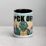 Middle Finger Turtle Coffee Mug & Tea Cup - Image 4