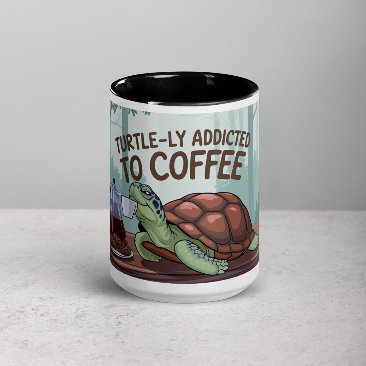 Turtle-ly Addicted to Coffee Mug - Image 4