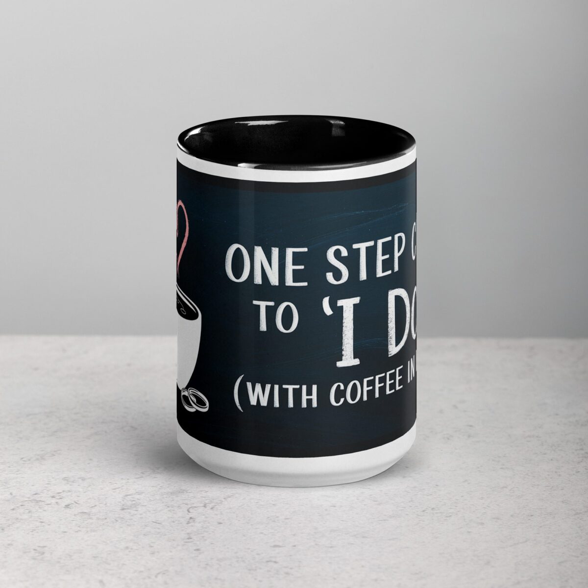 One Step Closer to ‘I Do’ (With Coffee in Hand) Mug - Image 4