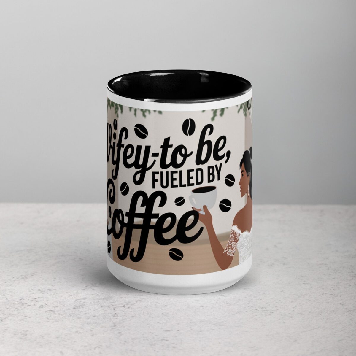 Wifey-to-Be, Fueled by Coffee Mug - Image 4