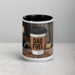 Dad Fuel Fathers Day Coffee Mug - Image 4
