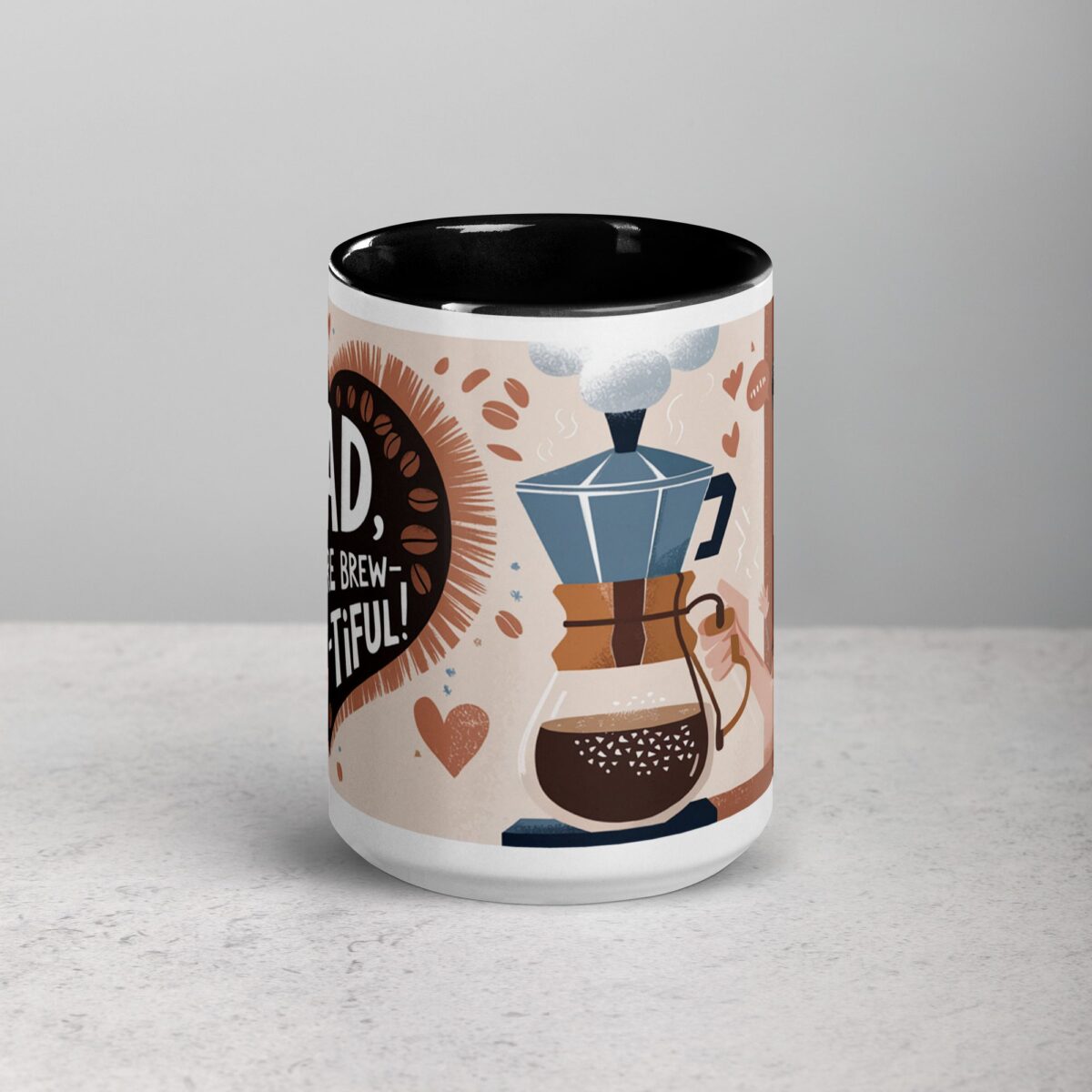 Dad, You’re Brew-tiful! Coffee Mug - Image 4