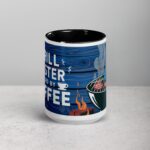 Grill Master Fueled by Coffee Dad Coffee Mug - Image 4