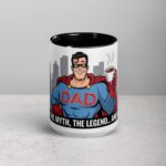 The Man, The Myth, The Legend... and His Coffee Dad Superhero Mug - Image 4