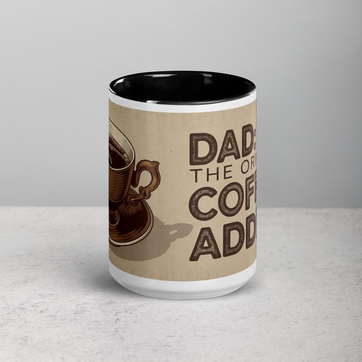 Dad: The Original Coffee Addict Mug - Image 4