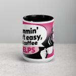 Mommin’ Ain’t Easy, But Coffee Helps Mug - Image 4