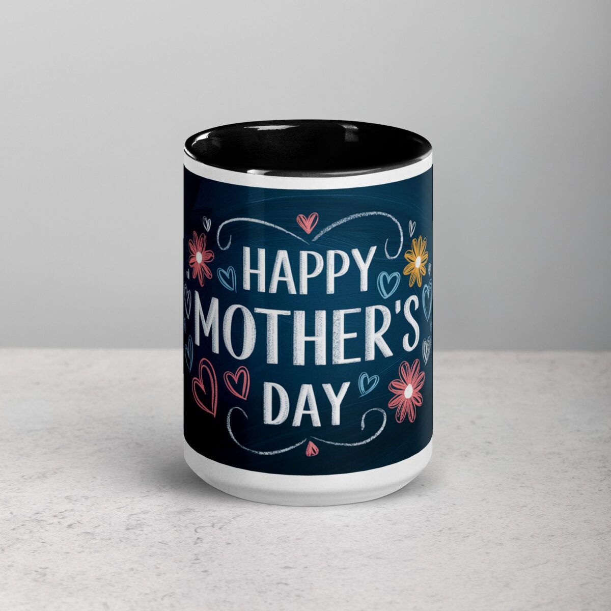Happy Mothers Day Chalkboard Style Coffee Mug - Image 4