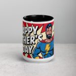 Happy Fathers Day Superhero Coffee Mug - Image 4