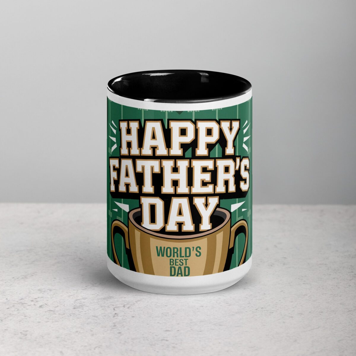 Happy Fathers Day Sports Theme Coffee Mug - Image 4