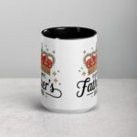 Happy Fathers Day Crown Coffee Mug - Image 4