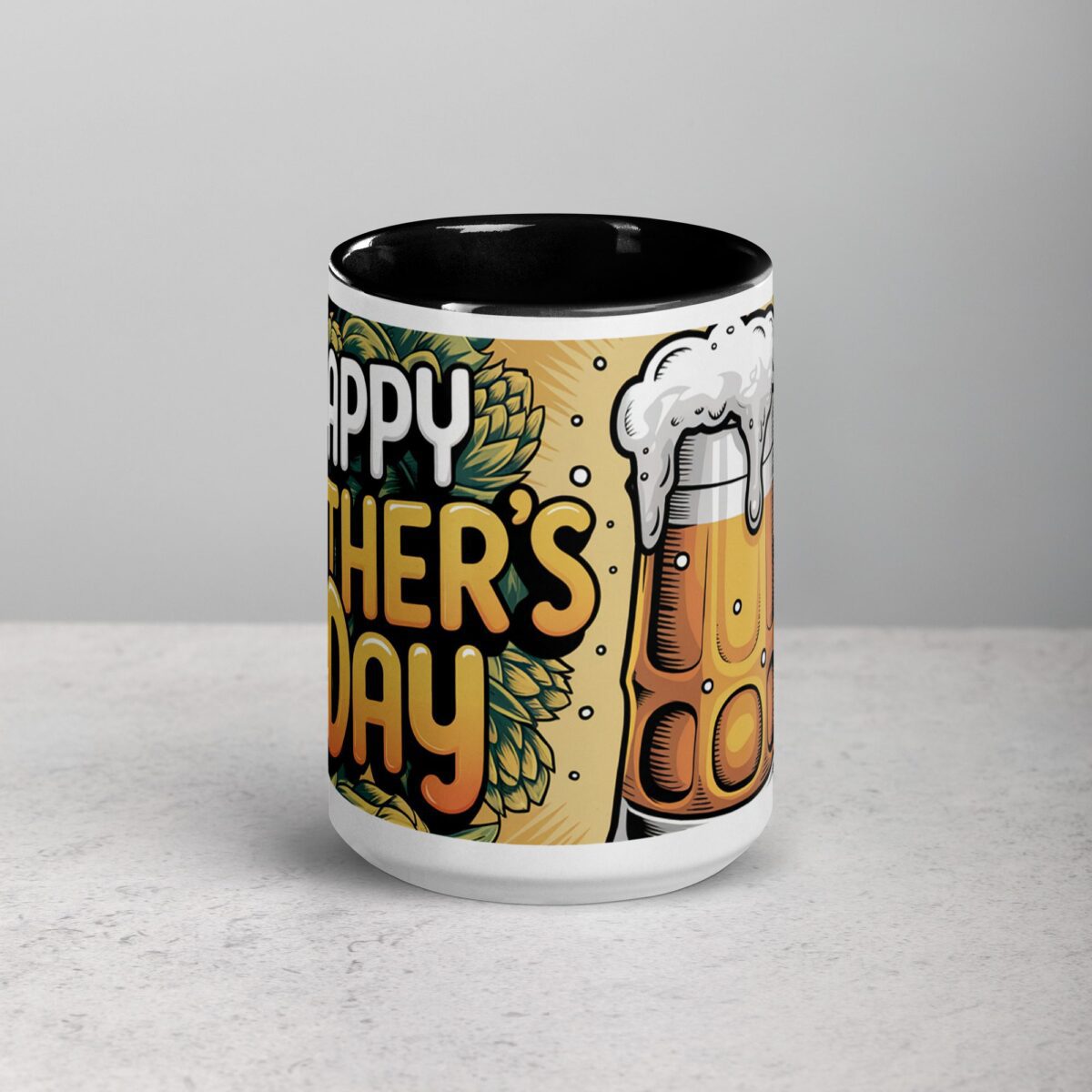 Happy Fathers Day Beer Lover Coffee Mug - Image 4