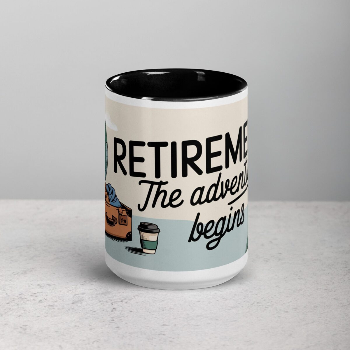 Retirement: The Adventure Begins Coffee Mug - Image 4