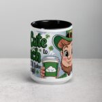Too Cute to Pinch Leprechaun (But I’ll Take a Sip) Coffee Mug - Image 4