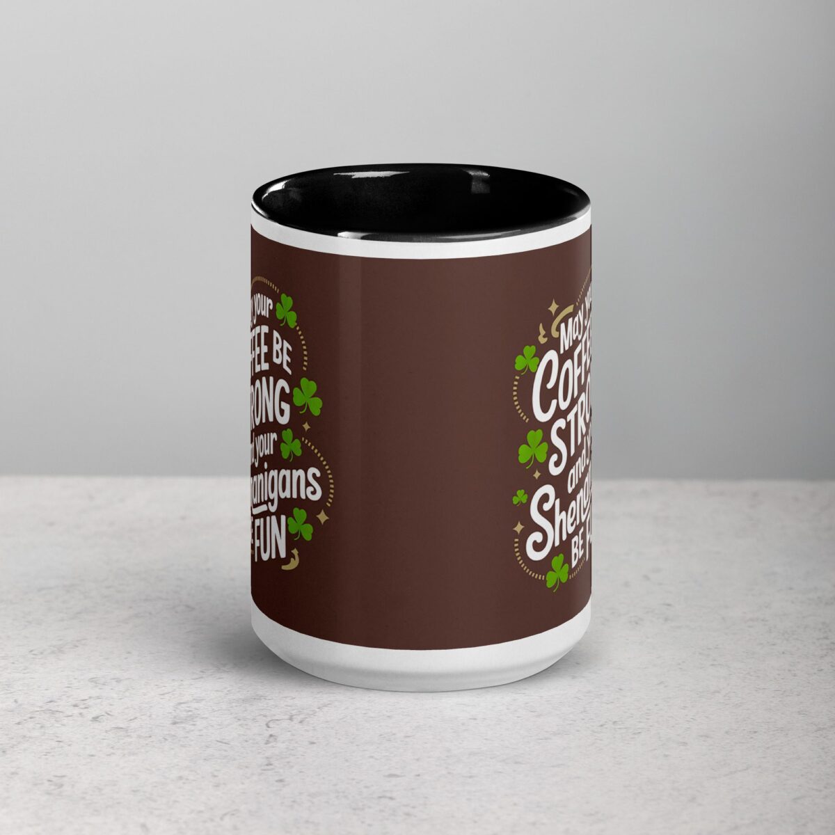 May Your Coffee Be Strong and Your Shenanigans Be Fun Mug - Image 4