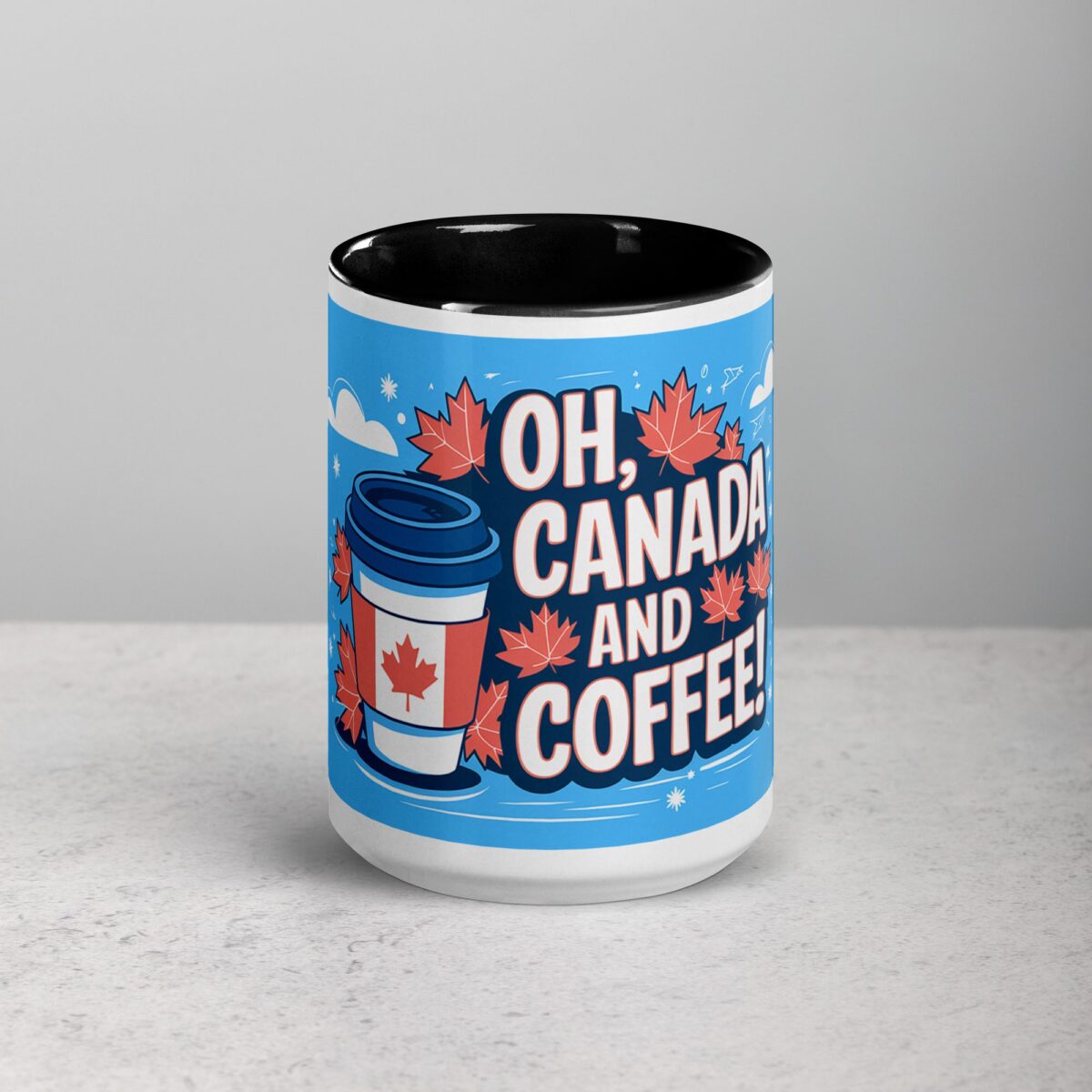 Oh, Canada and Coffee! Mug & Tea Cup - Image 4