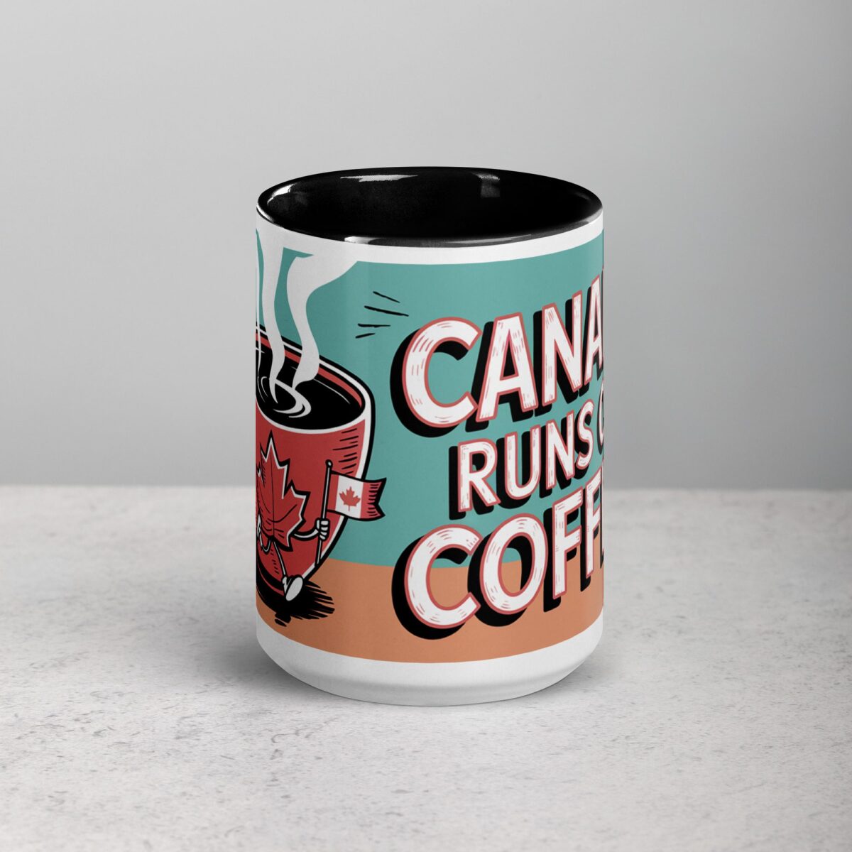 Canada Runs on Coffee Mug - Image 4