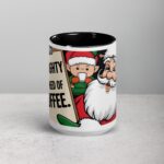 Naughty, Nice, and In Need of Coffee Christmas Mug - Image 4