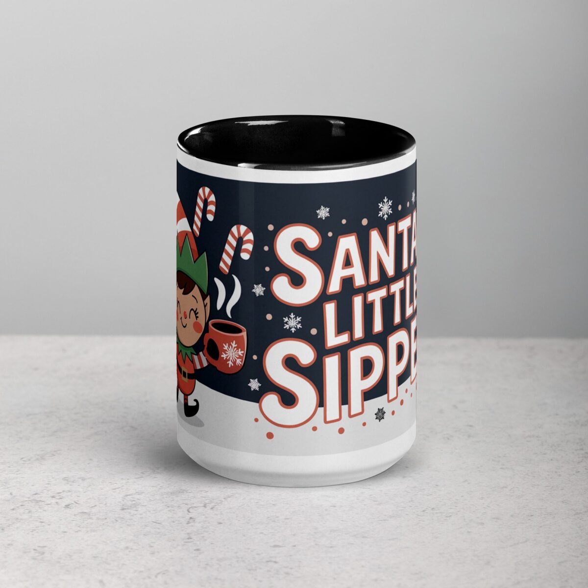 Santa’s Little Sipper Christmas Mug & Tea Cup - Image 4