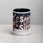 Santa’s Little Sipper Christmas Mug & Tea Cup - Image 4