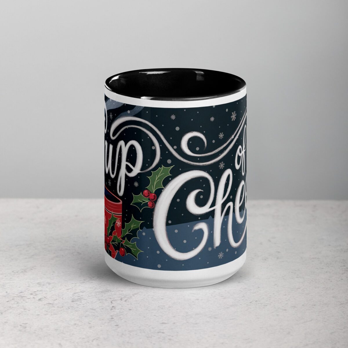 Cup of Cheer Christmas Coffee Mug - Image 4