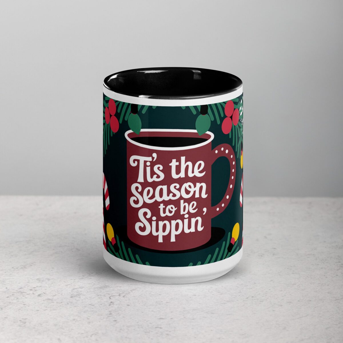 Tis the Season to Be Sippin Christmas Mug - Image 4