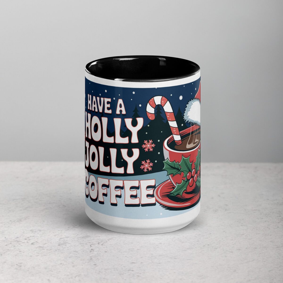 Have a Holly Jolly Coffee Christmas Mug - Image 4